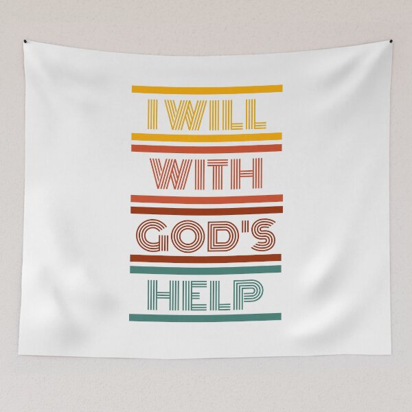 Item preview, I Will With God's Help  designed and sold by Canterbury Episcopal Campus Ministry at Texas Tech University .