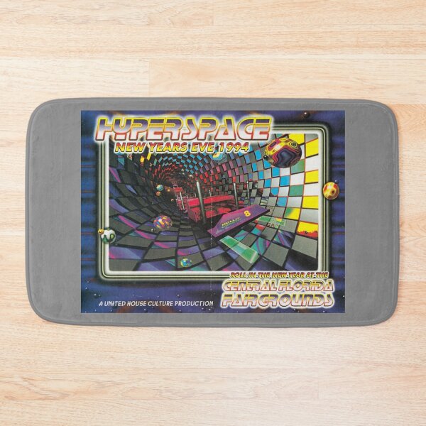 Item preview, HYPERSPACE NYE 1994 Deland, FL  Massive rave flyer designed and sold by 1LuckyLuna3.
