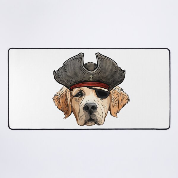 Item preview, Golden Retriever Pirate designed and sold by whyitsme.