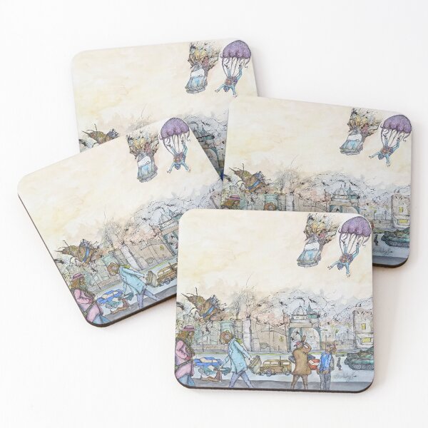Item preview, Pedestrians walking in polluted city designed and sold by dcaleb.