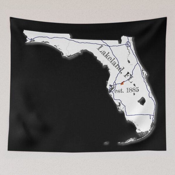 Item preview, Lakeland, FL [White] designed and sold by PhilbonianDezin.