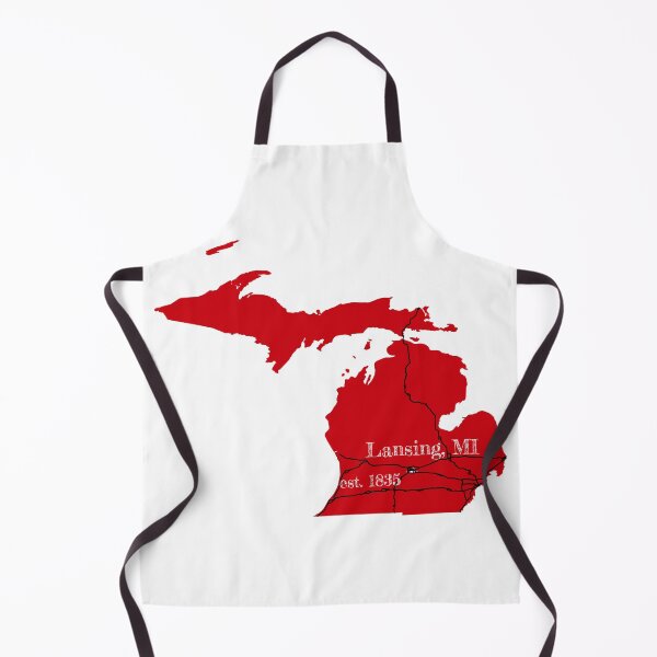 Item preview, Lansing, MI [Red] designed and sold by PhilbonianDezin.