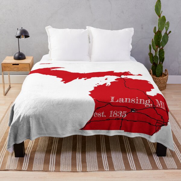 Item preview, Lansing, MI [Red] designed and sold by PhilbonianDezin.