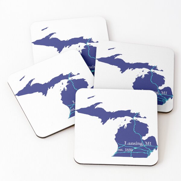Item preview, Lansing, MI [Blue] designed and sold by PhilbonianDezin.