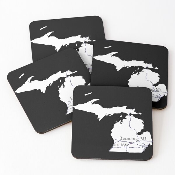 Item preview, Lansing, MI [White] designed and sold by PhilbonianDezin.