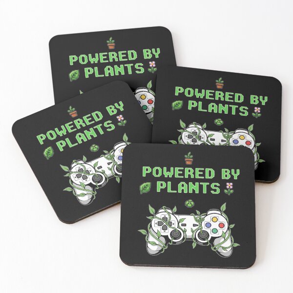 Item preview, Vegan Gamer - Powered by Plants Pixel Art Controller designed and sold by Joyful-Park.
