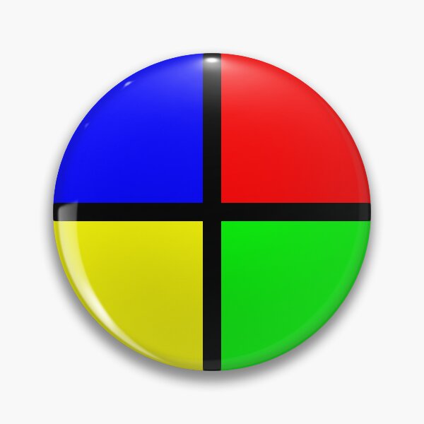 Item preview, Red Green Blue Yellow Block designed and sold by Awakened-Pixels.