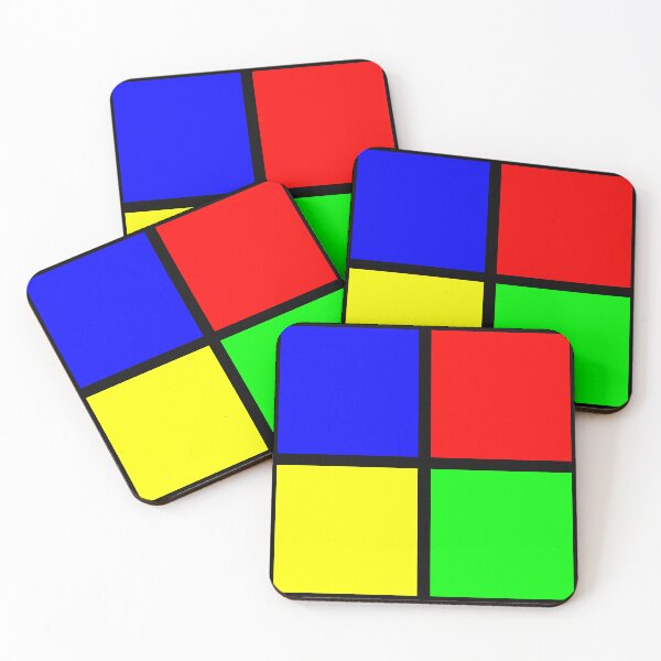 Item preview, Red Green Blue Yellow Block designed and sold by Awakened-Pixels.