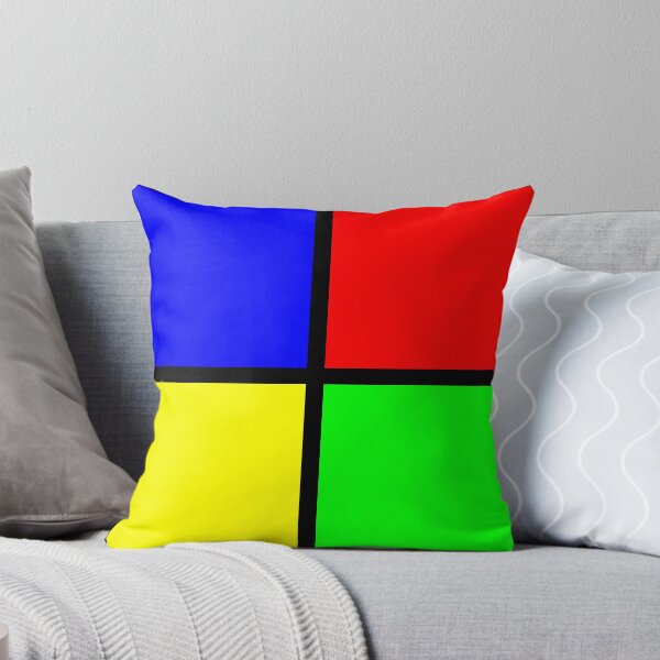 Aperçu de l'œuvre Rouge Vert Bleu Jaune Bloc créée et vendue par Awakened-Pixels.