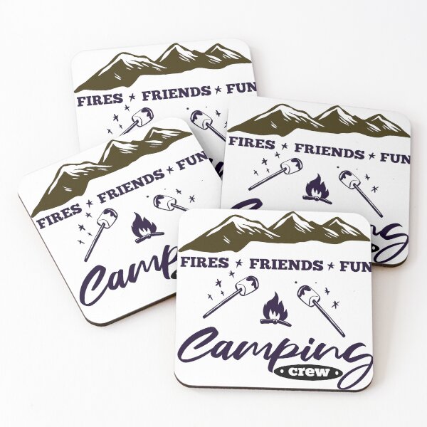 Item preview, "Fires Friends Fun Camping Crew" designed and sold by Soukito.