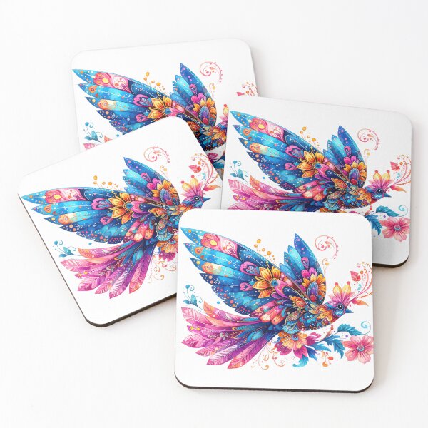 Item preview, Rainbow Bird of Paradise – Vibrant Tropical Exotic Bird & Strelitzia Flower Art designed and sold by Wear-Haus.