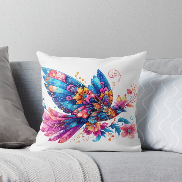 Item preview, Rainbow Bird of Paradise – Vibrant Tropical Exotic Bird & Strelitzia Flower Art designed and sold by Wear-Haus.
