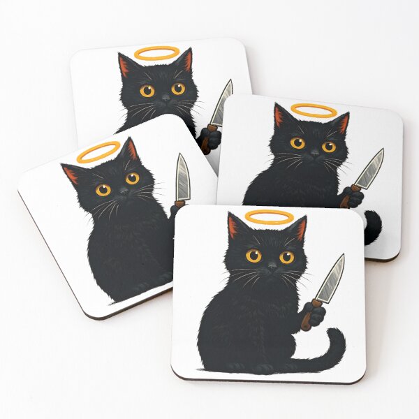 Item preview, Innocent Eyes, Murderous Intent Cat designed and sold by Amr Siam.