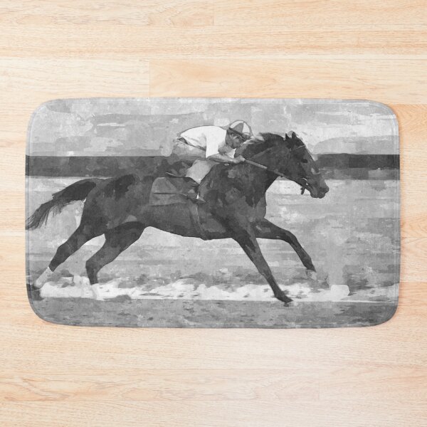 Item preview, C2024 Steve Yellowbear  RUNNING HORSE B&W Painting designed and sold by SteveYellowbear.