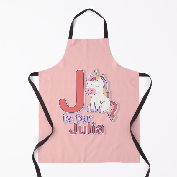 Item preview, J is for Julia – Cute Unicorn Alphabet Design for Kids designed and sold by FilizDesigner.