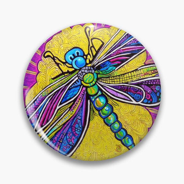 Item preview, Dragonfly On Water Lily designed and sold by Genevieve Esson.
