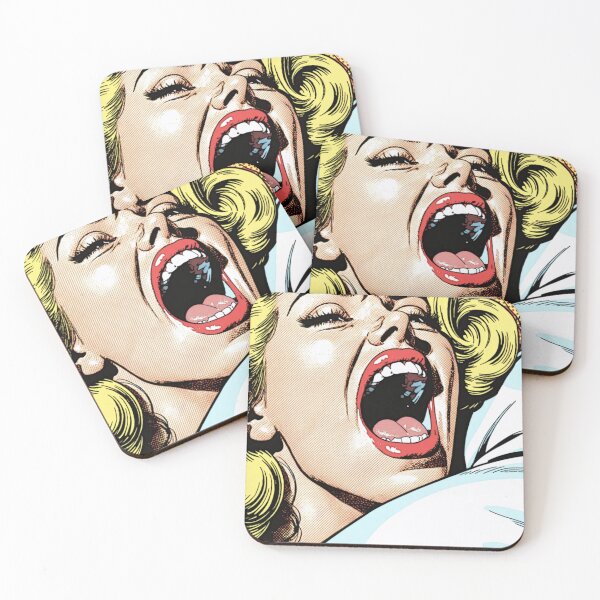 Item preview, 1960s Bedtime Female Portrait AI Pop Art  designed and sold by NickWhittleArt.