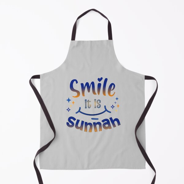 Item preview, Smile, It’s Sunnah ( blue, no Bg ) – Islamic Positivity Design designed and sold by D-Islamic.