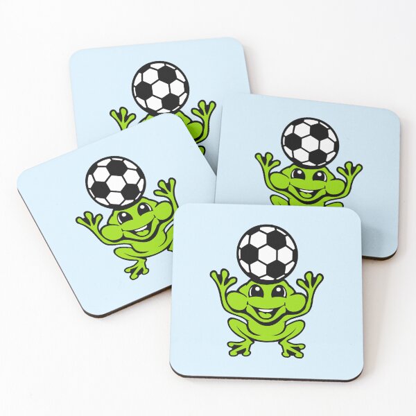 Item preview, Frog Soccer Head Play Funny Football Ball Fun Fan designed and sold by shirt-o-mat.