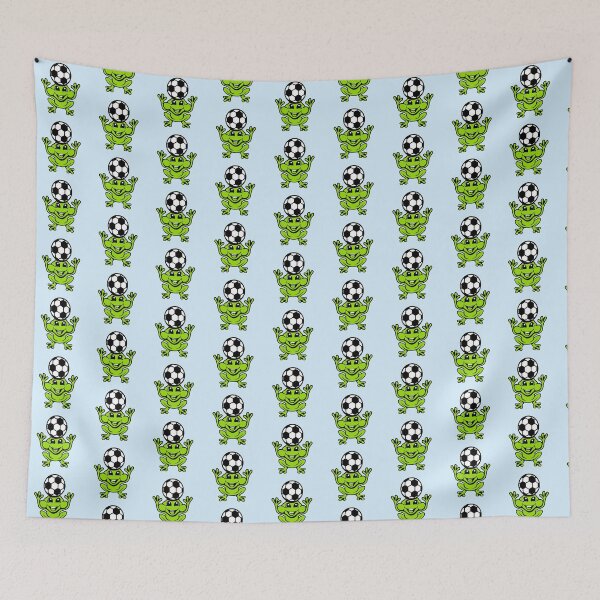 Item preview, Frog Soccer Head Play Funny Football Ball Fun Fan designed and sold by shirt-o-mat.