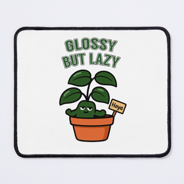 Item preview, Hoya Carnosa – Glossy but Lazy - Funny Plant Character designed and sold by EdgyEdgeArt.