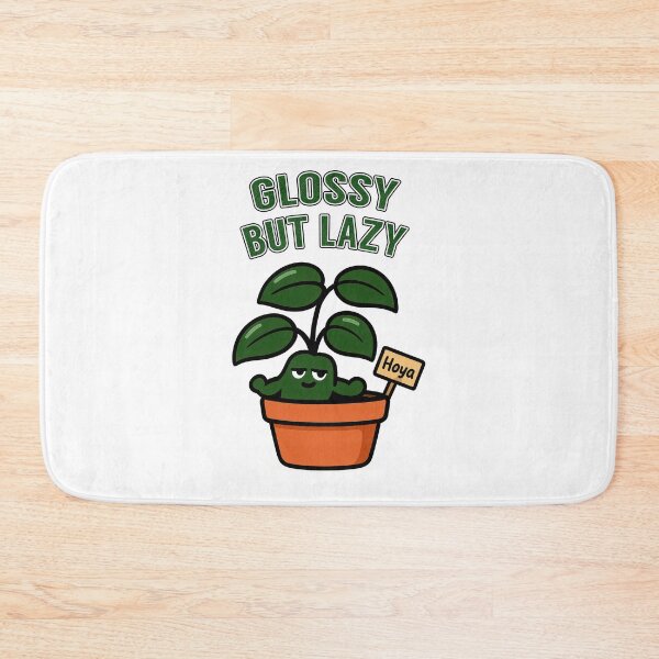 Item preview, Hoya Carnosa – Glossy but Lazy - Funny Plant Character designed and sold by EdgyEdgeArt.