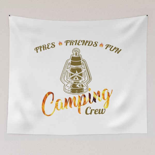 Item preview, "Fires Friends Fun Camping Crew" designed and sold by Soukito.