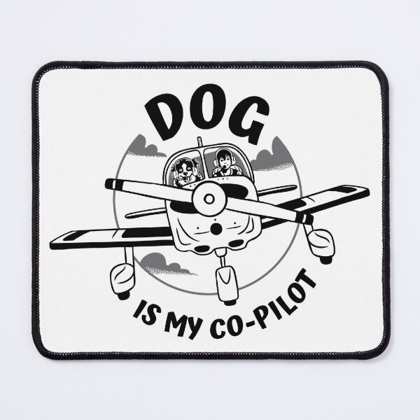 Item preview, Dog is My Co-Pilot (light mode) designed and sold by AstroKatie.
