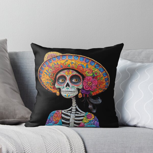 Item preview, Dia de los muertos Flirty Katrina designed and sold by Sublime Studio graphics.