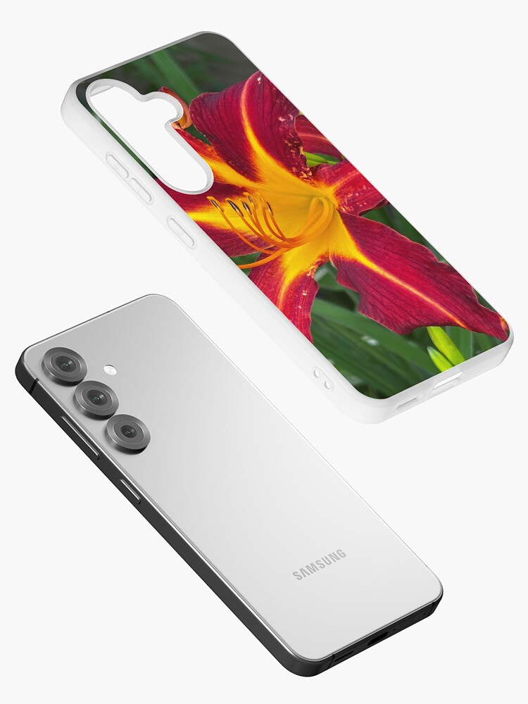 Thumbnail 2 of 4, Samsung Galaxy Phone Case, Daylily designed and sold by WindowofArt.