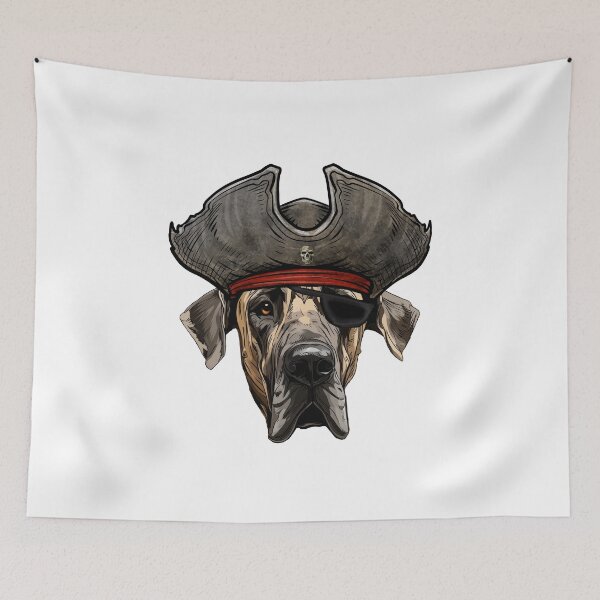 Item preview, Great Dane Pirate designed and sold by whyitsme.