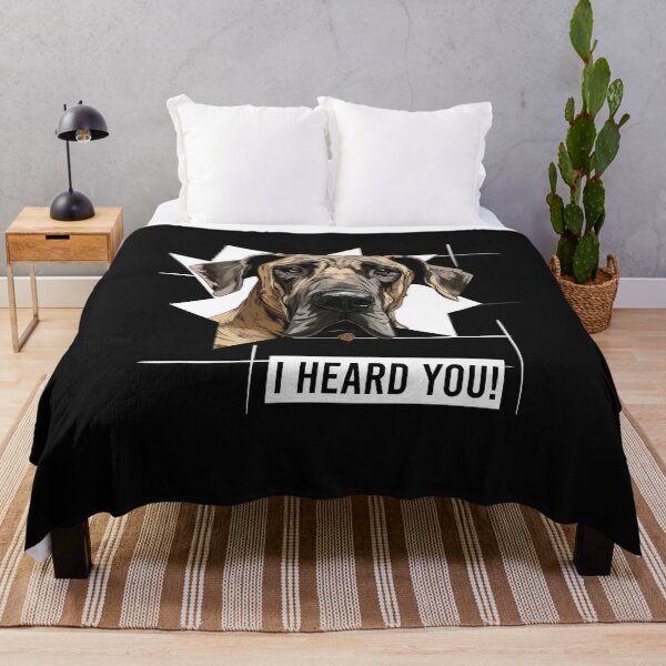 Item preview, Great Dane Dog Humor I Heard You designed and sold by whyitsme.