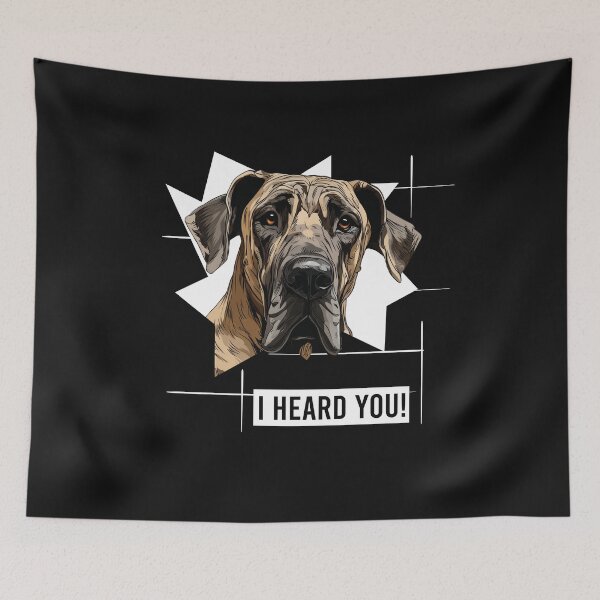 Item preview, Great Dane Dog Humor I Heard You designed and sold by whyitsme.