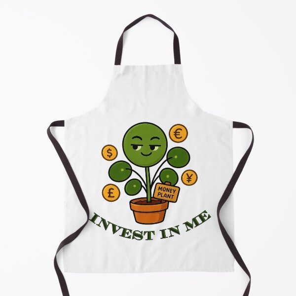 Item preview, Chinese Money Plant – Invest in Me - Funny Plant Character designed and sold by EdgyEdgeArt.