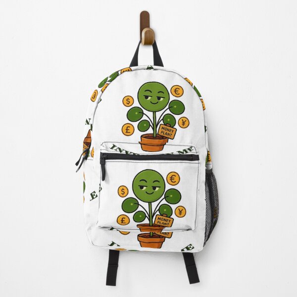 Item preview, Chinese Money Plant – Invest in Me - Funny Plant Character designed and sold by EdgyEdgeArt.