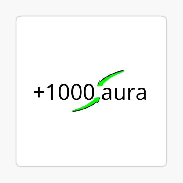 Item preview, +1000 aura sigma guys designed and sold by SpecPrint.