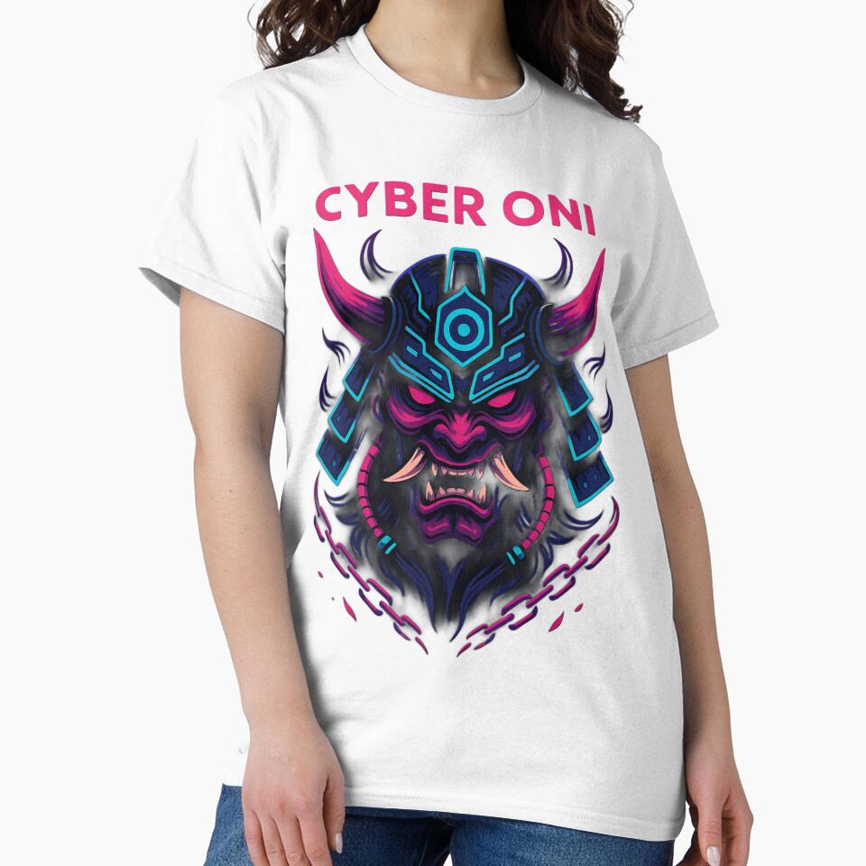 Cyber Oni Rebirth Classic T-Shirt Beatrix Design