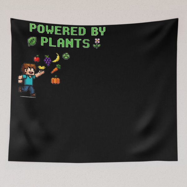 Item preview, Vegan Crafting - Powered By Plants Sandbox Gamer designed and sold by Joyful-Park.