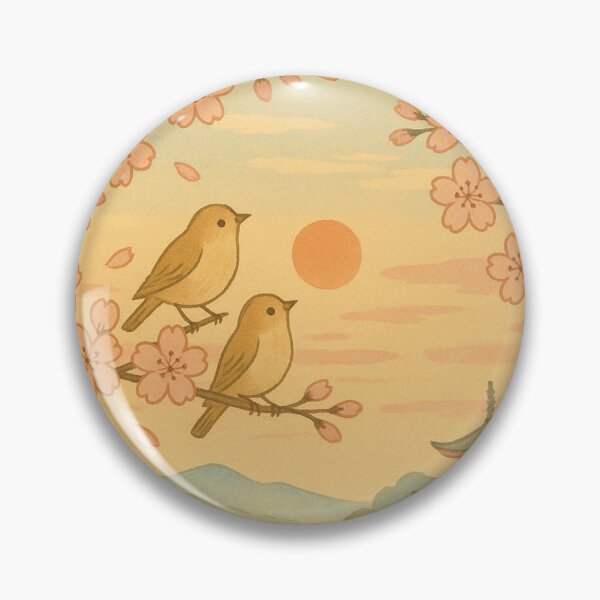 Item preview, Sunrise among sakuras and birdsong designed and sold by DarkTonight.