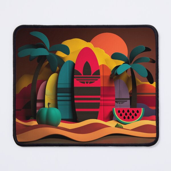 Item preview, TRIPICAL – Tropi-Futuristic 3D Paper Escape designed and sold by LoomisDreams.