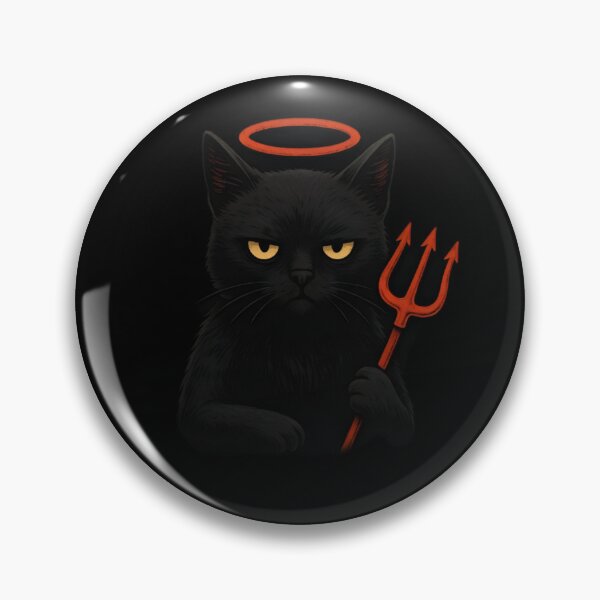 Item preview, Sassy Cat with Devilish Charm designed and sold by Amr Siam.