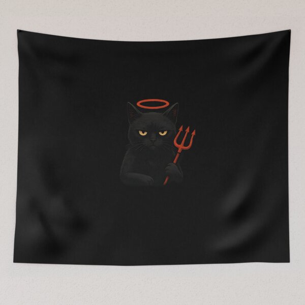Item preview, Sassy Cat with Devilish Charm designed and sold by Amr Siam.