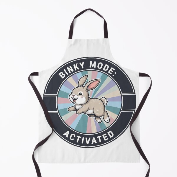 Item preview, Binky Mode Activated Adorable Jumping Rabbit designed and sold by Owcomm.
