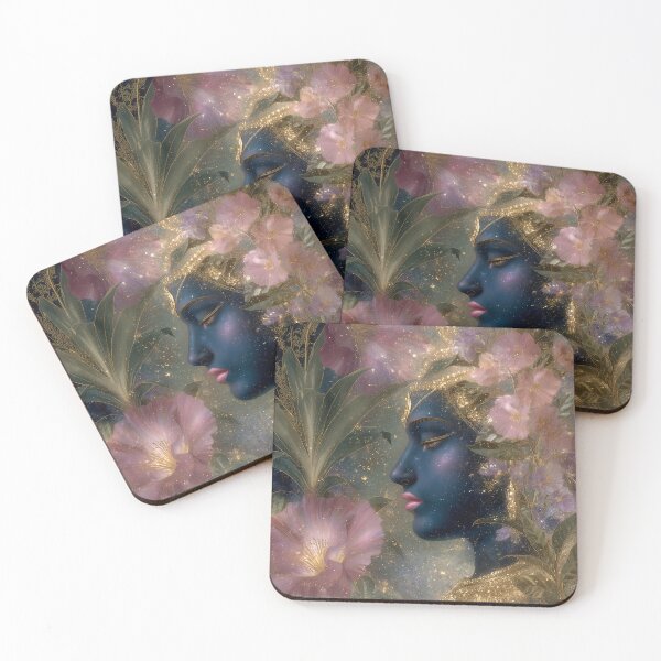 Item preview, Goddess Kali Surreal Gold Fantasy Art designed and sold by All Souls Dream.