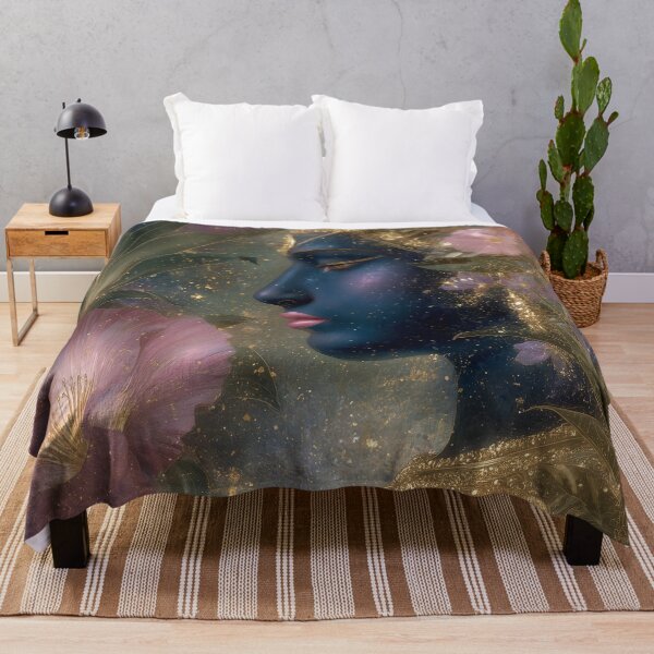 Item preview, Goddess Kali Surreal Gold Fantasy Art designed and sold by All Souls Dream.