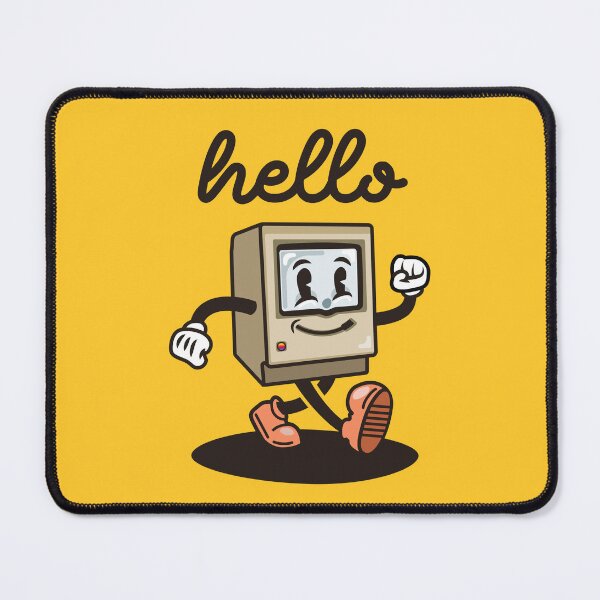 Item preview, Macintosh 128K Retro Rubber Hose Character T‑Shirt – Vintage Apple Computer Tee designed and sold by FreshyStudios.