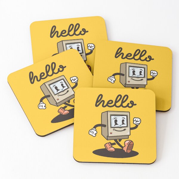 Item preview, Macintosh 128K Retro Rubber Hose Character T‑Shirt – Vintage Apple Computer Tee designed and sold by FreshyStudios.