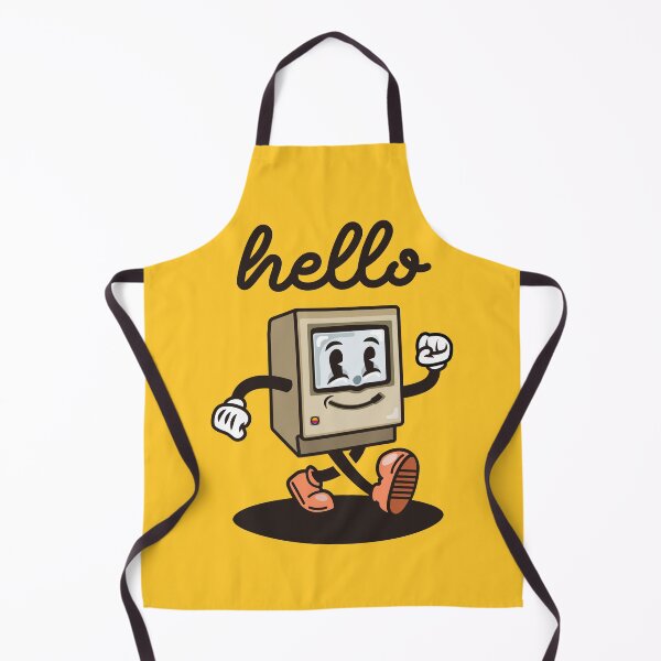 Item preview, Macintosh 128K Retro Rubber Hose Character T‑Shirt – Vintage Apple Computer Tee designed and sold by FreshyStudios.