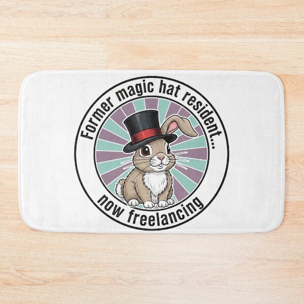 Item preview, Former Magic Hat Resident Now Freelancing Cute Rabbit designed and sold by Owcomm.