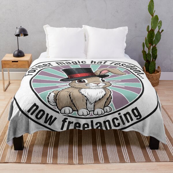 Item preview, Former Magic Hat Resident Now Freelancing Cute Rabbit designed and sold by Owcomm.